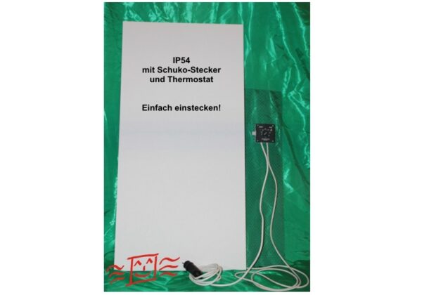 Infrarot Heizpaneel IP54 mit Thermostat